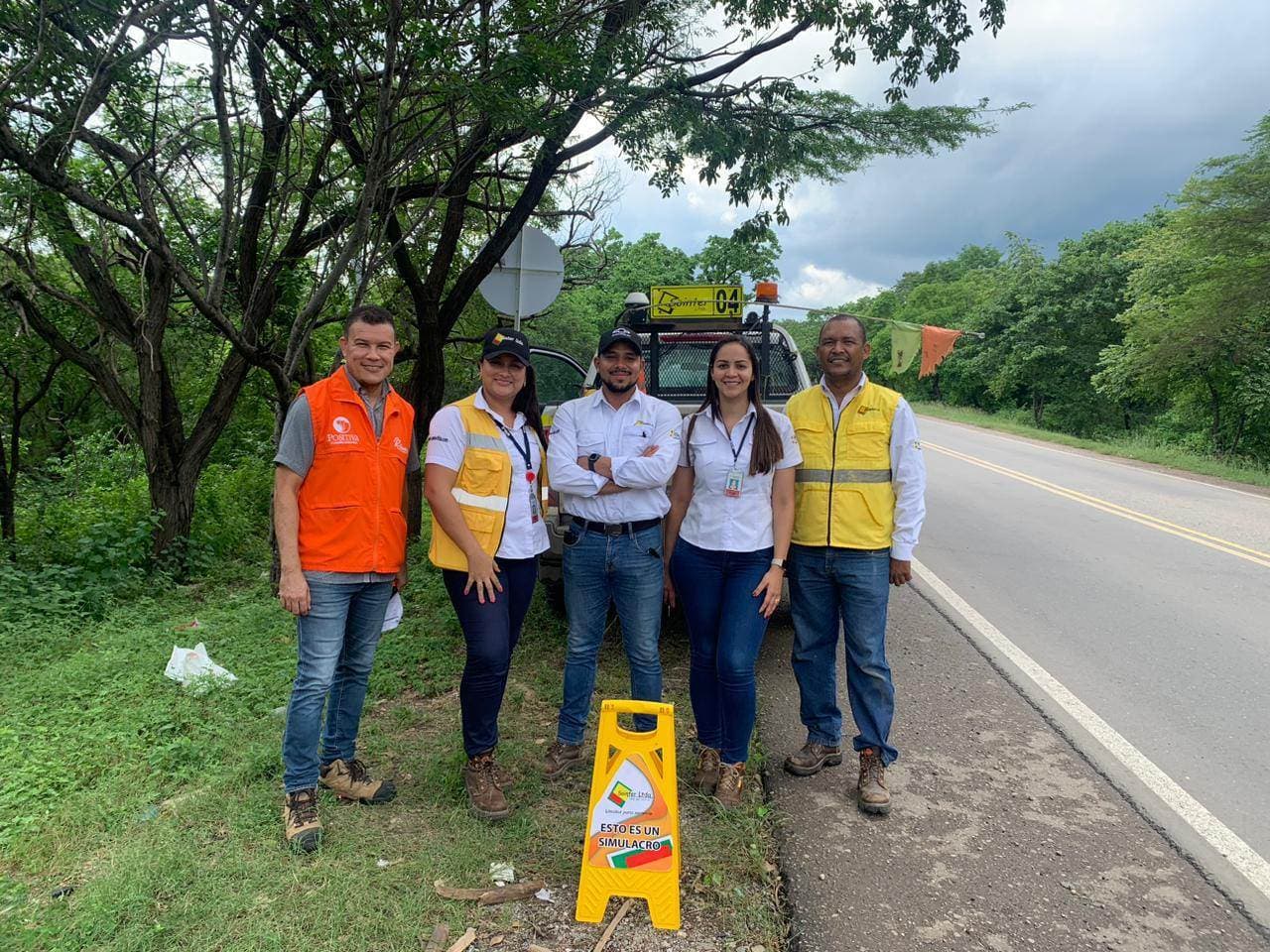 Equipo de interventores de SOINTER en operación de campo